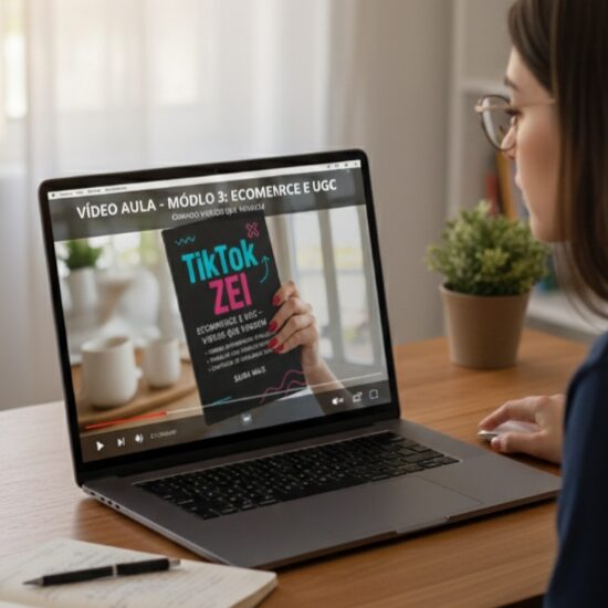 Vídeo aulas de E-commerce e UGC Creator